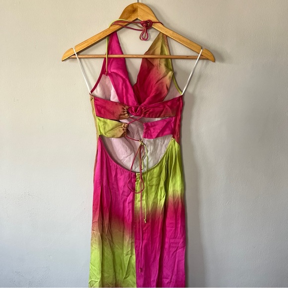The Wolf Gang Makena Ombré Maxi Dress Size M - Picture 9 of 11